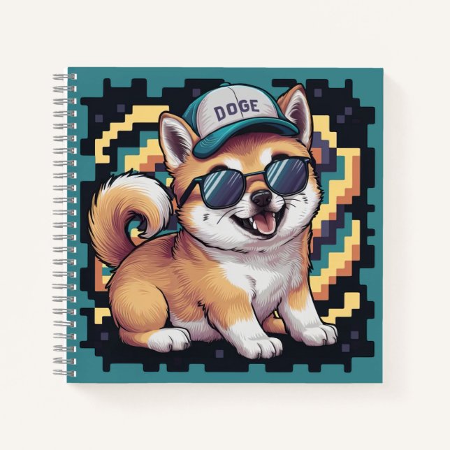 Shiba Inu Puppy Dog Notizbuch (Vorderseite)