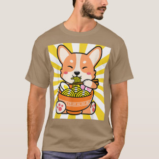 Shiba Inu Ramen Anime Kawaii Niedlich Teen Geschen T-Shirt