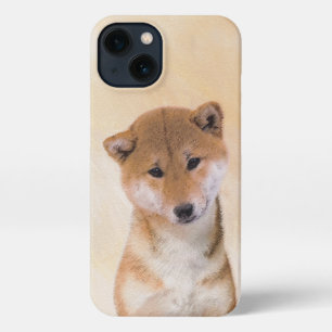 Shiba Inu (Rot) Malerei - Original Hunde Kunst iPhone Hülle