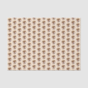 Shiba Inu (Rot) Malerei - Original Hunde Kunst Seidenpapier