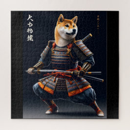 Shiba Inu Samurai Japanischer Krieger Elegante Kun