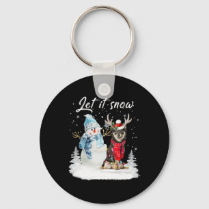Shiba Inu Santa Dog Christmas Snowman Xmas Pajama Schlüsselanhänger