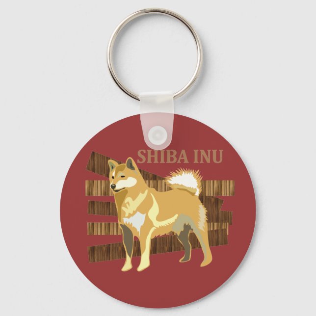 SHIBA INU SCHLÜSSELANHÄNGER (Vorderseite)