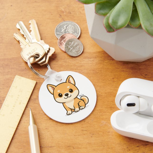 Shiba Inu Schlüsselanhänger (Schreibtisch)