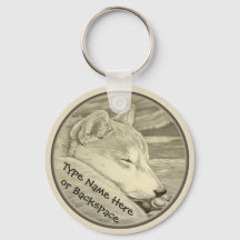 Shiba Inu Schlüsselanhänger Personalisiert Shiba I