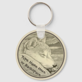 Shiba Inu Schlüsselanhänger Personalisiert Shiba I