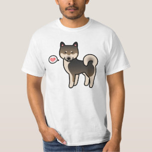 Shiba Inu Sesame Liebe T-Shirt