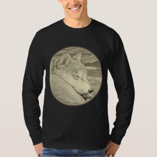 Shiba Inu Shirts Kunst Shirt Männer Hunde Kunst Sh