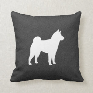 Shiba Inu Silhouette Kissen