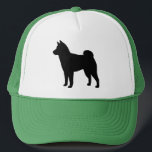 Shiba Inu Silhouette Truckerkappe<br><div class="desc"></div>