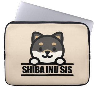 SHIBA INU SIS - Süßes Shiba Inu Schwester Design Laptopschutzhülle