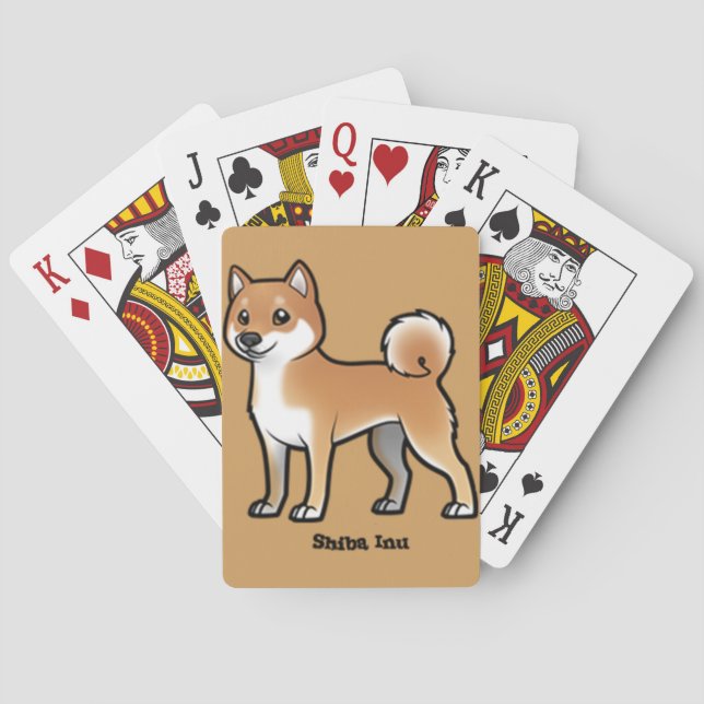 shiba inu spielkarten (Rückseite)