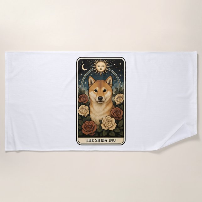 Shiba Inu Strandtuch (Vorderseite)