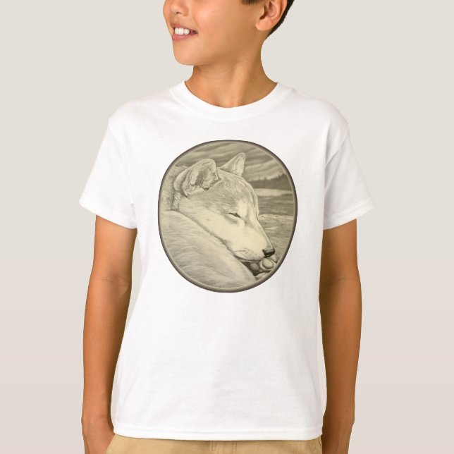Shiba Inu Sweatshirts Kinderhund Lover Shirts (Vorderseite)