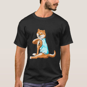 Shiba Inu Tattoos I Liebe Vater Hund Lover Geschen T-Shirt