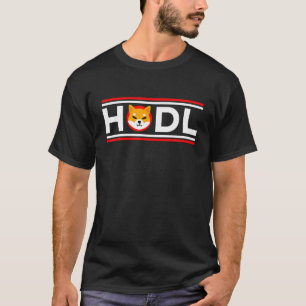 Shiba Inu Token HODL Kryptomünze T-Shirt