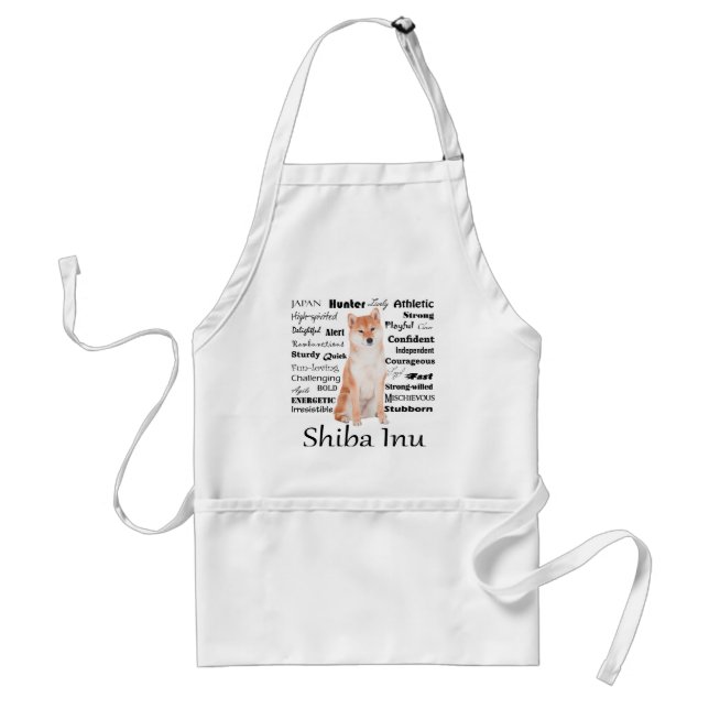 Shiba Inu Traits Barbeque Schürze (Vorne)