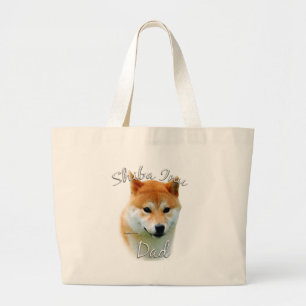 Shiba Inu Vater 2 Jumbo Stoffbeutel