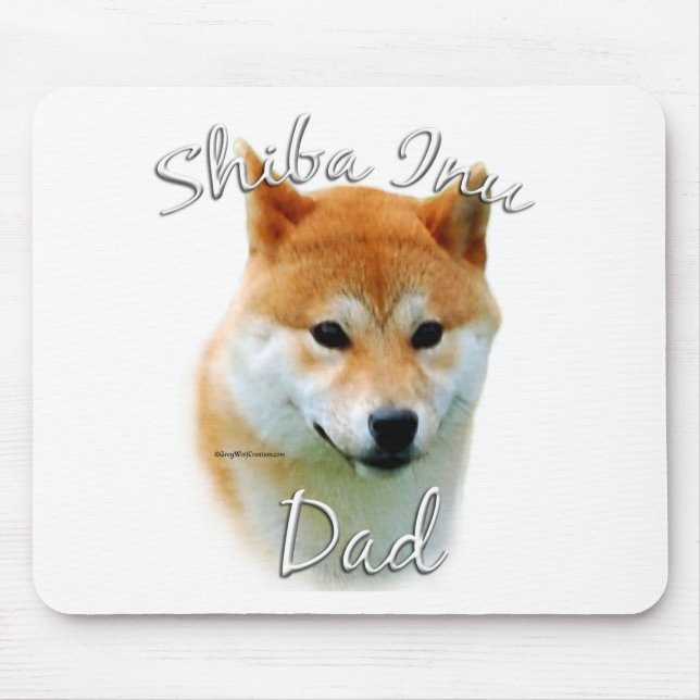 Shiba Inu Vater 2 Mousepad (Vorne)