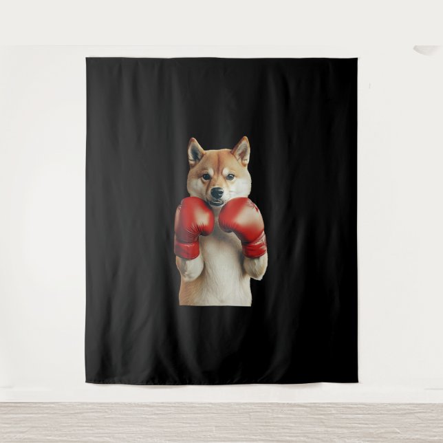 Shiba Inu Wandteppich (Vorderseite)