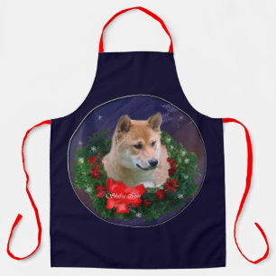 Shiba Inu Weihnachtsgeschenke Schürze