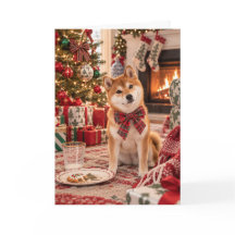Shiba Inu Weihnachtskarte