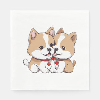 shiba inu Welpe Classic T - Shirt Serviette