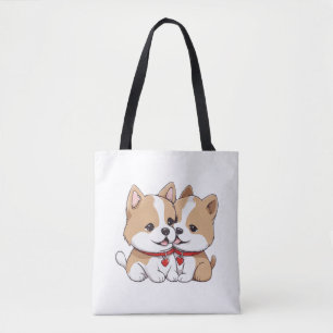shiba inu Welpe Classic T - Shirt Tasche