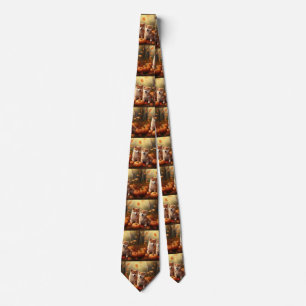 Shiba Inu Welppy Autumn Delight Pumpkin Krawatte