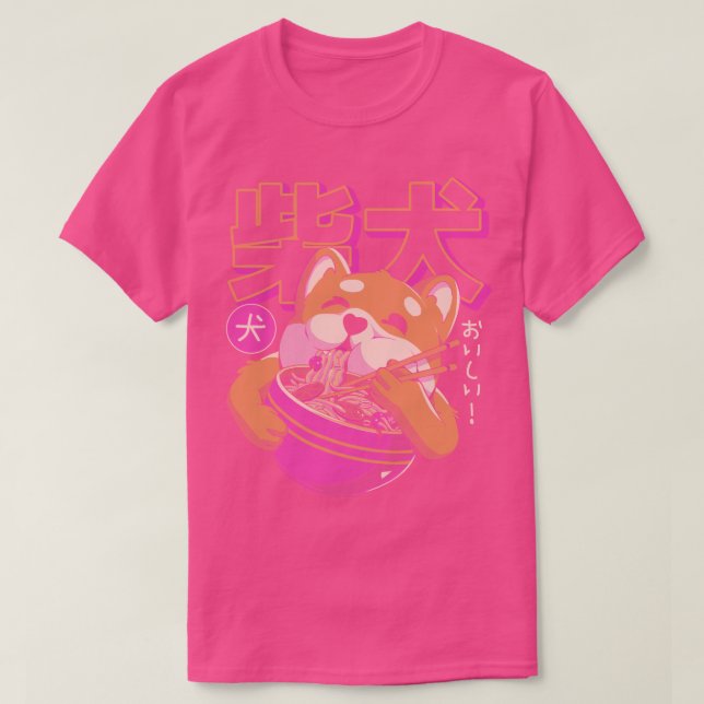 Shiba Noodles T-Shirt (Design vorne)
