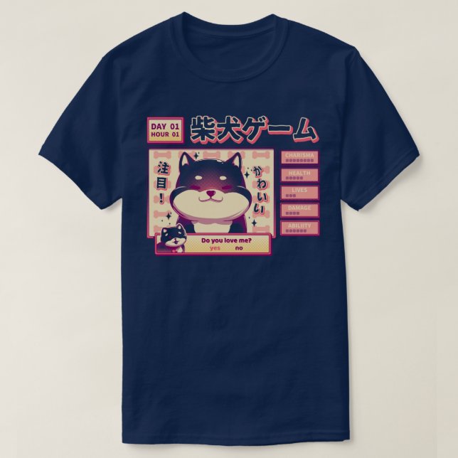 Shiba Novel T-Shirt (Design vorne)