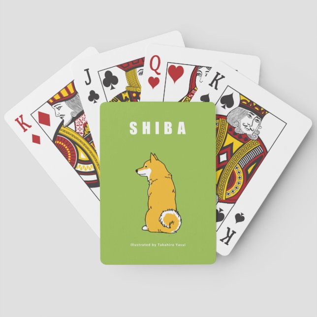 Shiba Playing Cards Spielkarten (Rückseite)