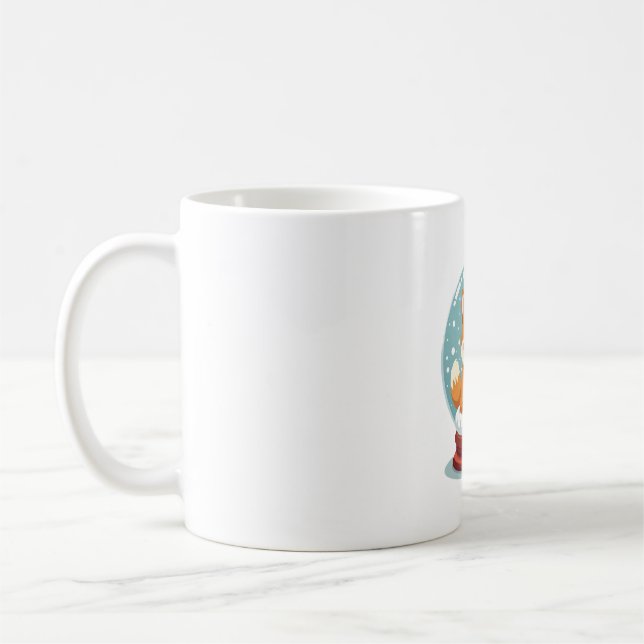 Shiba Snow Globe Kaffeetasse (Links)