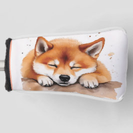 Shiba wird müde Golf Kopf Abdeckung Headcover