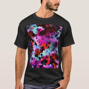 Shibori Batik: Gefärbte Krawatte der Wasserfarben T-Shirt