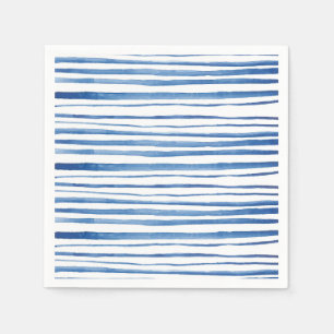 Shibori-blaue und weiße Streifen Serviette