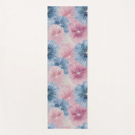Shibori Blue Gefärbte Krawatte Japan Traditionelle Yogamatte