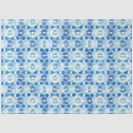Shibori Blue Japanisch Textile Art Nr. 19 Seidenpapier