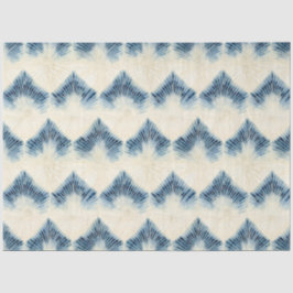 Shibori Blue Japanisch Textile Art Nr. 1 Seidenpapier