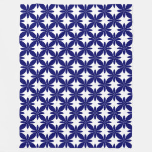 Shibori Gefärbte Krawatte Style Geometric Blume Pa Fleecedecke