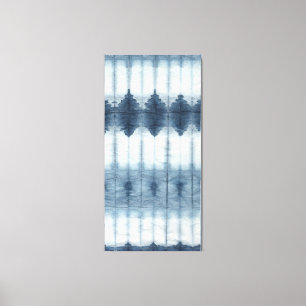 Shibori Indigio Druck Leinwanddruck