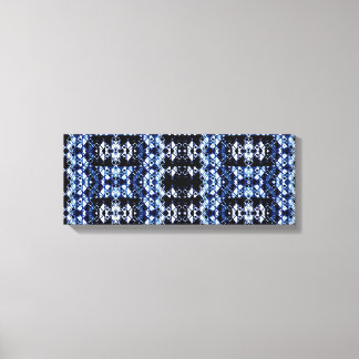 Shibori Inspiriert Abstrakt Art Canvas Print Leinwanddruck