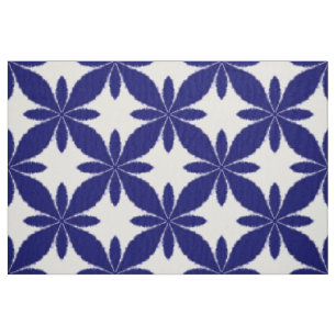Shibori-Tie-Dye-Stil geometrisches Blumenmuster Stoff