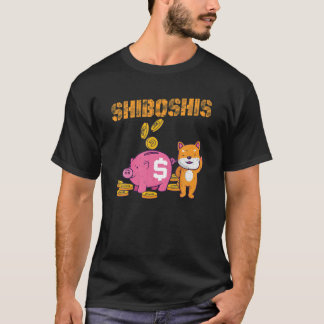 Shiboshis Shiba Inu-Münzkrypto T-Shirt