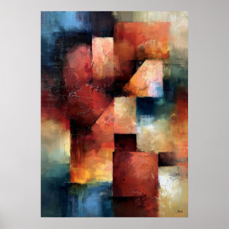 Shibui Terrakotta-Assembly Japanisch inspirierte K Poster