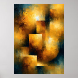 Shibui Vergoldete Resonanz Japanisch Inspirierte T Poster