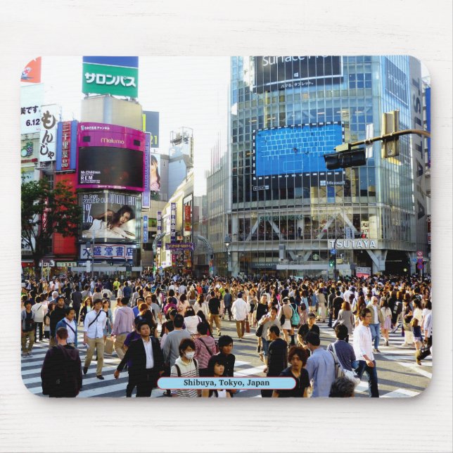 Shibuya, Tokio, Japan Mousepad (Vorne)