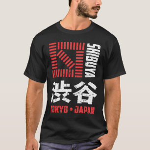 Shibuya Tokyo Japan Souvenir japanisches Kanji Shi T-Shirt