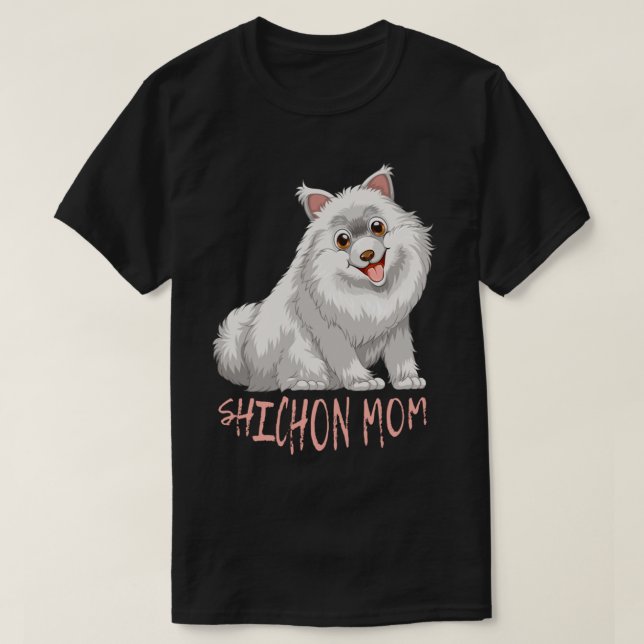 Shichon Mama Angepasst T-Shirt (Design vorne)