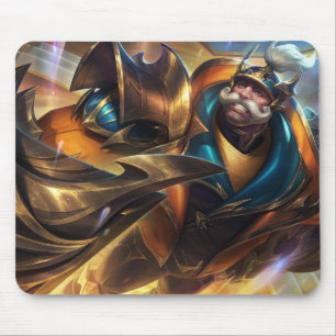 Shield Bearer Gaming Mousepad Kriegermotiv
